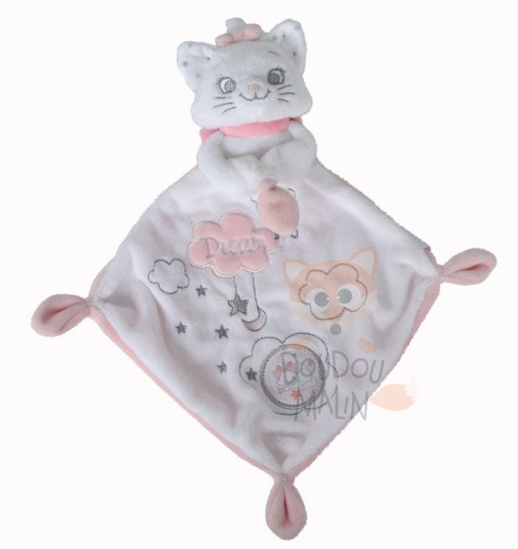 marie the cat baby comforter dream big white pink cloud 